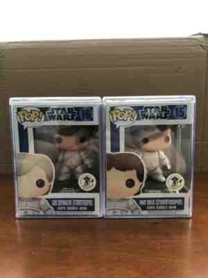 Funko Pop Star Wars Blue Box Luke and Han Stormtroopers. LE1000. See photos. 