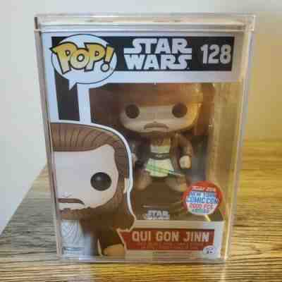 Funko Pop! Star Wars: Qui Gon Jinn #128 NYCC 2016 Exclusive