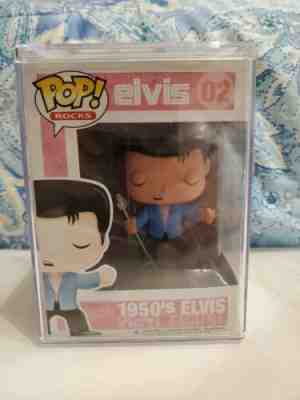 Elvis Presley Funko Pop 02 1950's Comes with Popstack!