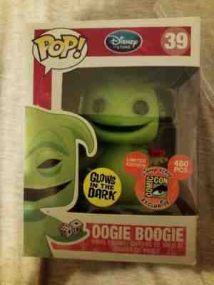 Funko Pop Oogie Boogie Gitd Sdcc limited edition 480 pieces made