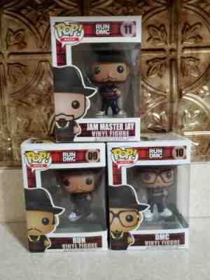 Funko Pop! Run DMC Jam Master Jay Vaulted - VHTF set