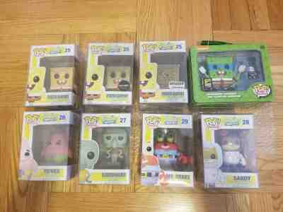 Funko Pop Spongebob Squarepants Lot 