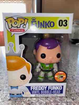 FREDDY FUNKO POP BUZZ LIGHTYEAR DISNEY 2011 SDCC EXCLUSIVE RARE SUPER MINT /125