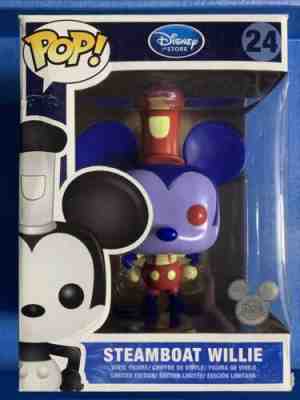 Funko Pop Disney 9” Steamboat Willie D23 Exclusive Redux 250 Pieces Box Damage