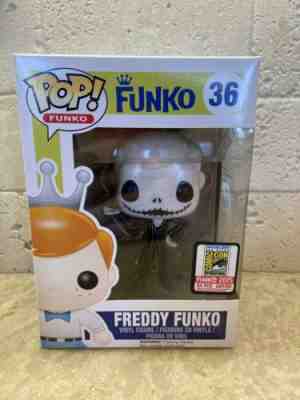 Funko POP! Jack Skellington Freddy Funday 2015 1/24 Rare Sdcc Exclusive