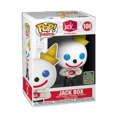 Funko Pop Jack In The Box Disguise Ad Icons 2020 SDCC  SHIPPING CONFIRMED