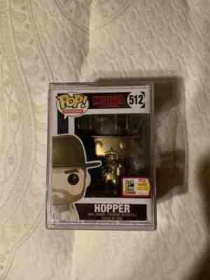 SDCC 2018 FUNKO FUNDAYS GOLDEN HOPPER STRANGER THINGS POP LE 40 GOLD