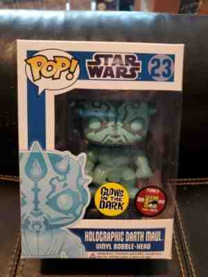 Funko Pop Star Wars Holographic Darth Maul 23 SDCC 2012 Exclusive 480 Peices 