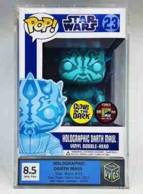 Star Wars Holo Darth Maul Funko POP SDCC 2012 (480pc) - Authenticated Graded