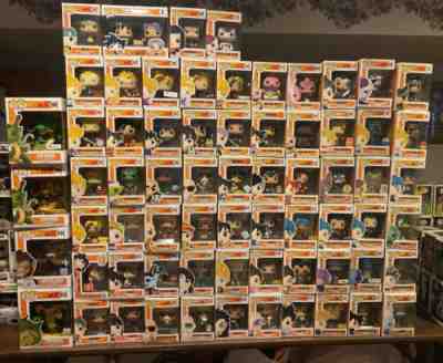 Funko POP Huge Lot Of 68 Dragonball Z Read Description