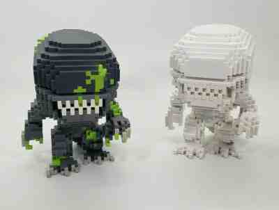 Alien Xenomorph 8 Bit Funko Pop Proto WHITE Prototype SDCC Fundays RARE