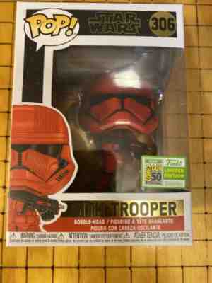 Comic Con SDCC 2019  Funko Pop! Star Wars *Sith Trooper* #306 (50th Anniversary)