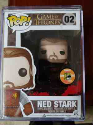 Funko POP! Ned Headless Stark SDCC 2013 1008 Pcs in Pop Stack with Free Gift 