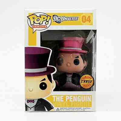 Funko POP! HEROES THE PENGUIN METALLIC CHASE #04 from DC UNIVERSE VERY RARE!