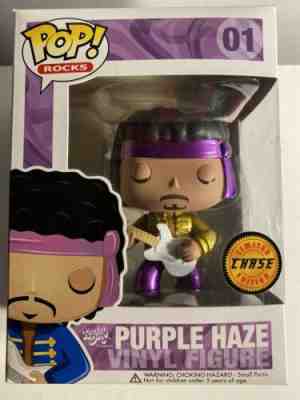 Funko Pop Purple Haze Chase Jimi Hendrix Vaulted