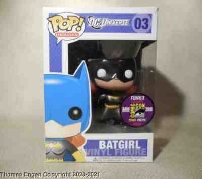 2010 Funko Pop Heroes SDCC Batgirl Black Limited 250 Comic-Con Nice DC Universe