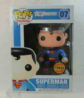 Funko Pop DC Universe Heroes Vinyl Bobble-Head 07 SUPERMAN METALLIC CHASE Target