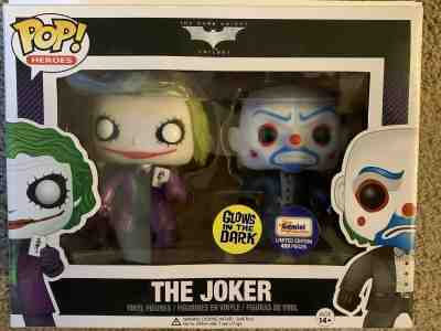 Funko Pop! Joker/Bank Robber (Glow in the Dark) 2 Pack 480 pcs Gemini Exclusive