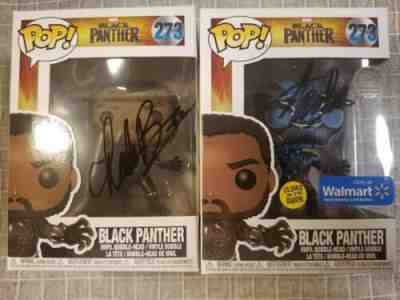 Funko pop! Black panther Set #273   BOSEMAN)(Stan Lee)+COA.