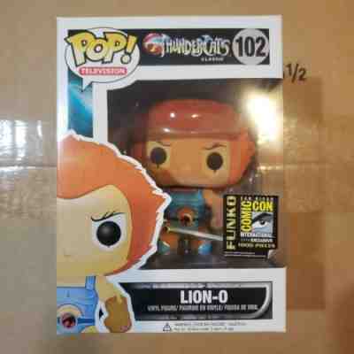 Funk pop Thundercats Lion-O Flocked 102 SDCC 2014 