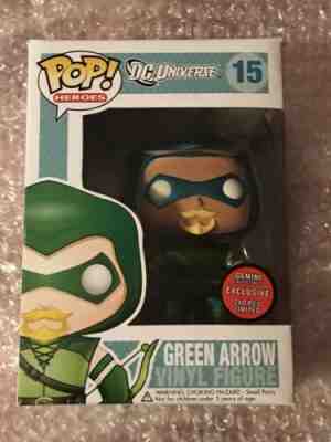 Funko Pop Gemini Exclusive DC Universe Metallic Green Arrow #15 LE 240