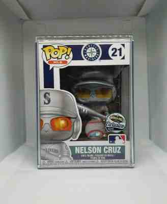 FUNKO POP! NELSON CRUZ (SILVER) #21 1/23 MLB MARINERS SAFECO FIELD EXCLUSIVE