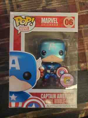 2011 Sdcc Captain America Funko Pop