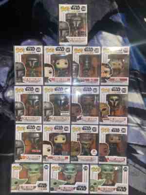 Funko POP The Mandalorian Lot- Includes 2019 NYCC Exclusive & More!!