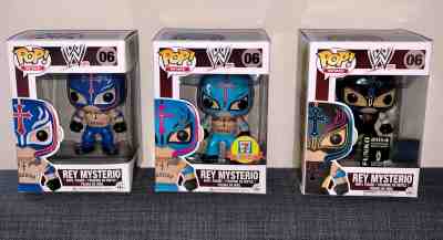 funko pop wwe Rey Mysterio lot rare ultra hard to find Mint condition pop stack