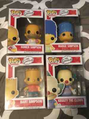 The Simpsons Original Pop! Vinyls EXCELLENT Condition