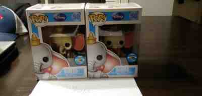 Funko pop Gold and Clown Dumbo's see pictures amazing condition *RARE*