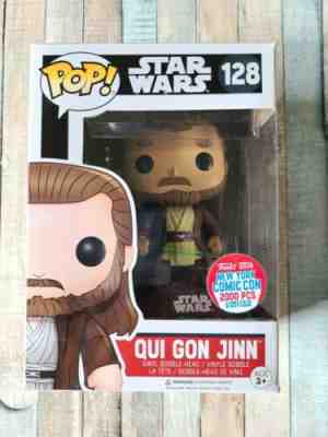 Qui Gon Jinn Funko Pop! Vinyl Figure - Very Rare - NYCC 2016 Exclusive