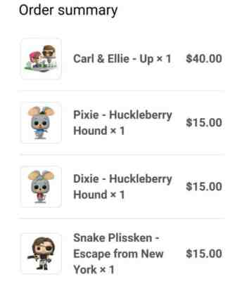 Funko Pop! NYCC 2020 Lot of 14 Funko, CONFIMRED ORDER Snake, UP and MORE!!