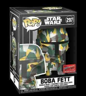 FUNKO POP! STAR WARS BOBA FETT #297 NYCC 2020 LIMITED EDITION 1000