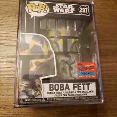 CON STICKER LE1000 Futura Boba Fett Funko Pop! NYCC 2020 Exclusive in Pop! Stack