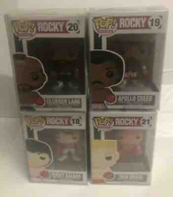 Funko Pop Rocky Lot Of 4 Apollo Ivan Clubber