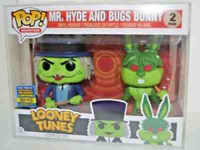 Funko Pop! Looney Tunes Mr. Hyde and Bugs Bunny 2-Pack SDCC Toy Tokyo 2017 LE850