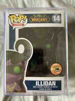 Illidan Black Funko Pop Limited Comic Con In Hard Stack World Of Warcraft WOW