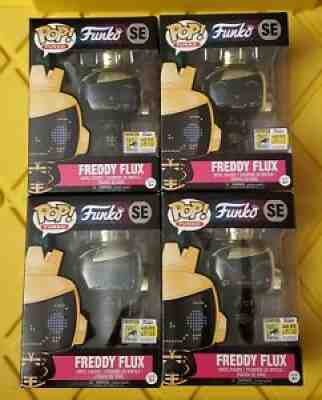 Funko Pop Freddy Flux 4 Set SDCC 2017 Fundays Daft Punk LE 400