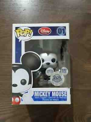 Funko Pop D23 Exclusive Metallic Mickey Mouse 01 Vinyl LE 480PC NRFB NEW