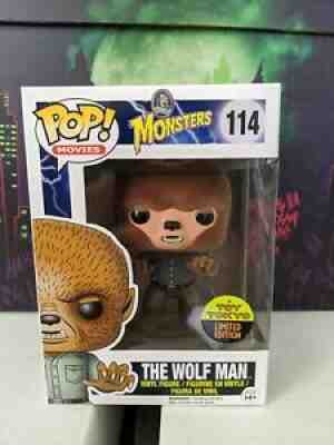 Funko Pop Movies SDCC 2015 Exclusive Flocked The Wolf Man Monsters Toy Tokyo