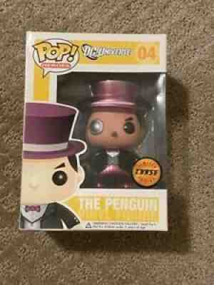 Funko POP! DC Universe Penguin 04 Chase Metallic 2010 Yellow box (Vaulted)