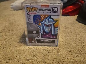 Signed, hand Drawn Funko Pop. Shredder. Kevin Eastman 7buck A POP 1 Of 1