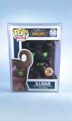 Illidan Black Shadow Exclusive SDCC Funko Pop in Hard Stack Case