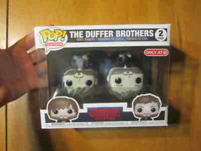 FUNKO POP STRANGER THINGS THE DUFFER BROTHERS MATT ROSS 2-PACK UPSIDEDOWN TARGET