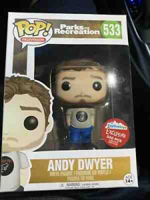 MINT Funko Parks And Recreation Rec Andy Dwyer Mouse Rat Fugitive Toys 500 piece