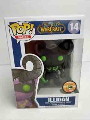 Funko Pop! World Of Warcraft #14 llidan Black 2013 SDCC Exclusive 1008 Pcs. LE