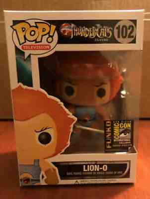 Funko Pop Television Thundercats Lion O Flocked #102 SDCC 2014 Vaulted