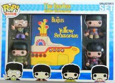 Funko Beatles Yellow Submarine Collector's Set-never used with book!