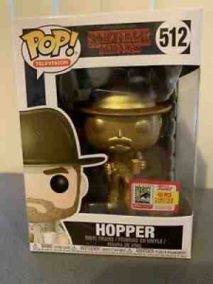 SDCC 2018 FUNKO FUNDAYS GOLDEN HOPPER STRANGER THINGS POP LE 40 GOLD RARE GRAIL